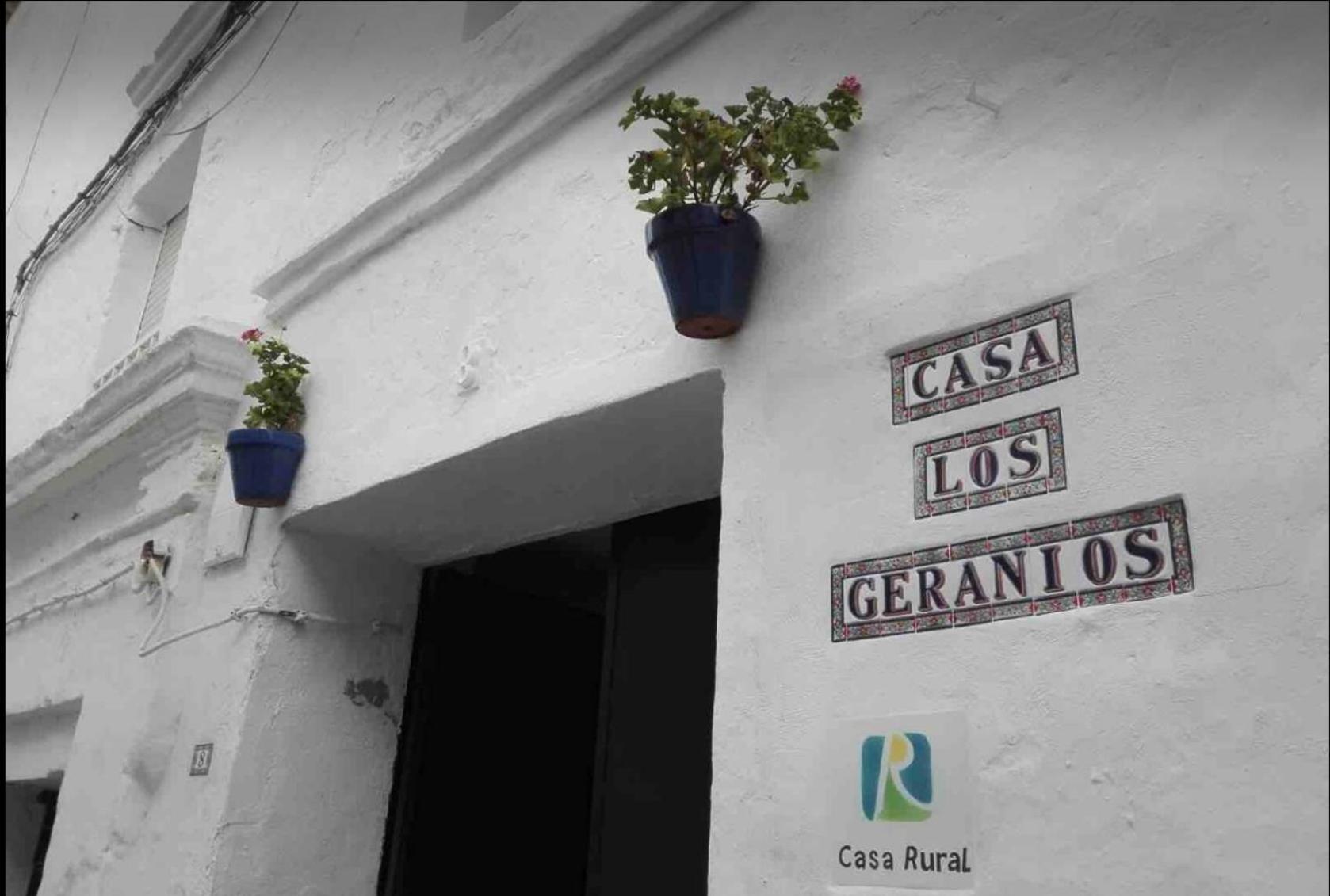 Casa Los Geranios Arcos de la Frontera Esterno foto